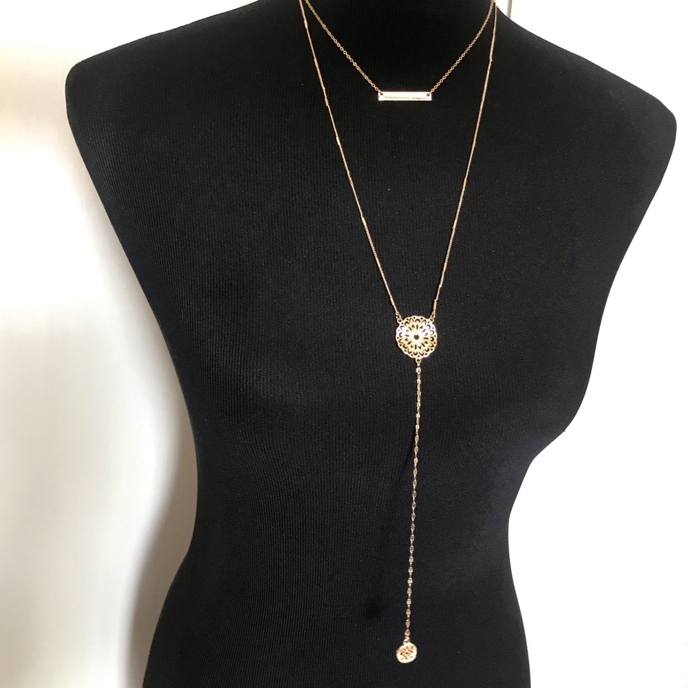 Jewelry gold 2 in 1